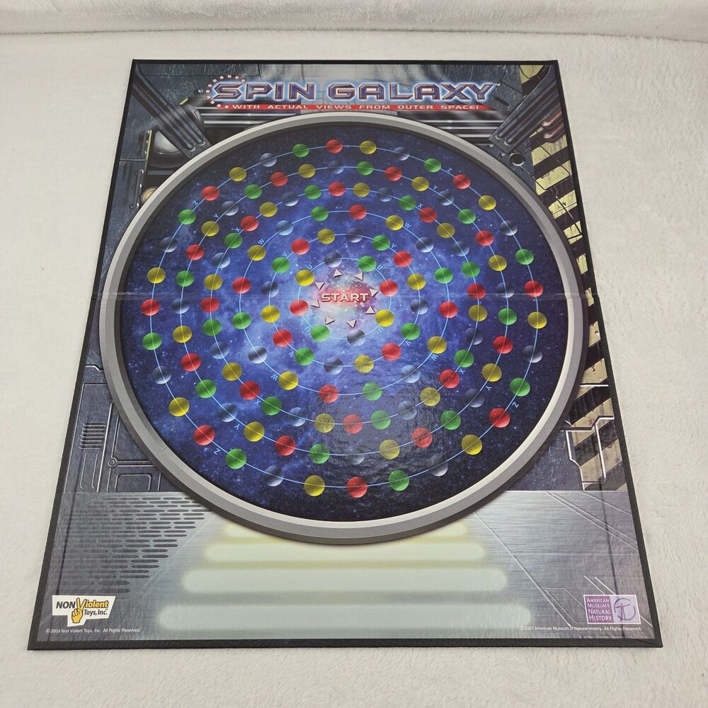 Vintage 2003 Spin Galaxy NASA Rare Board Game Nonviolent Toys Company Complete - Picture 4 of 13